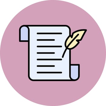 Poetry Vector Icon