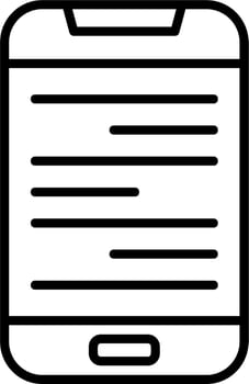 Digital Book Vector Icon