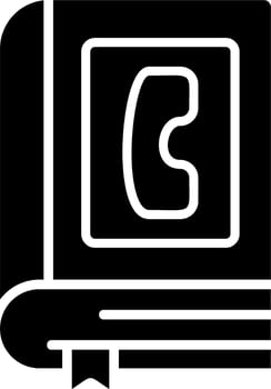 Phone Book Vector Icon