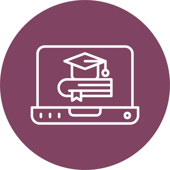 Online Learning Vector Icon