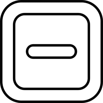 Minus Vector Icon