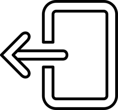 Sign Out Vector Icon