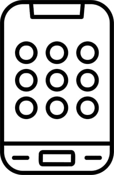 Keypad Vector Icon