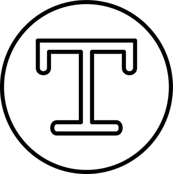 Text Vector Icon