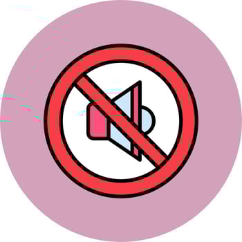 Mute Vector Icon
