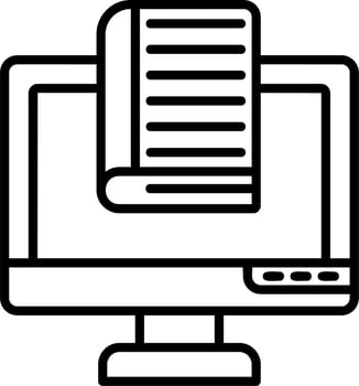 E learning Vector Icon