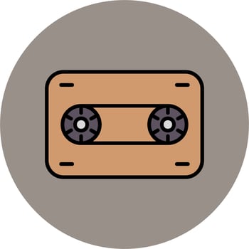 Cassette Vector Icon