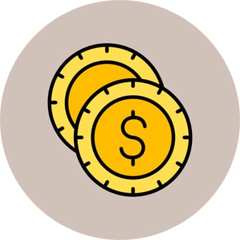 Coin Vector Icon