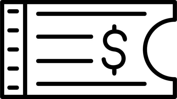 Ticket Vector Icon