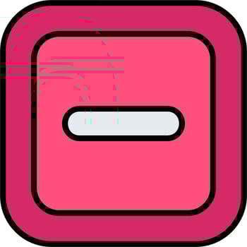 Minus Vector Icon