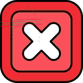 Close Vector Icon