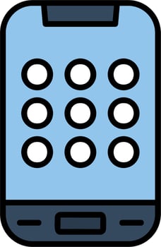 Keypad Vector Icon