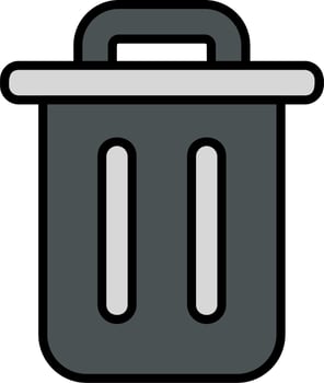 Trash Vector Icon