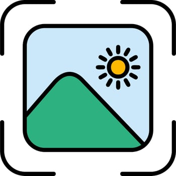 Mode landscape Vector Icon