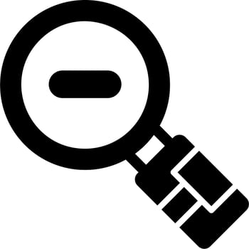 Zoom Out Vector Icon