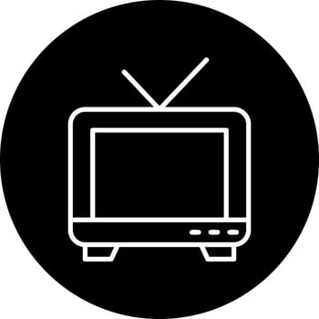 Television Vector Icon