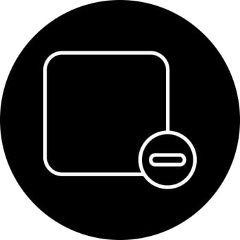 Substraction Vector Icon