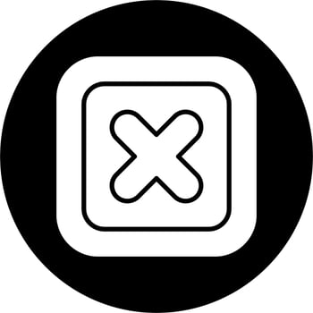 Close Vector Icon