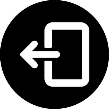 Sign Out Vector Icon