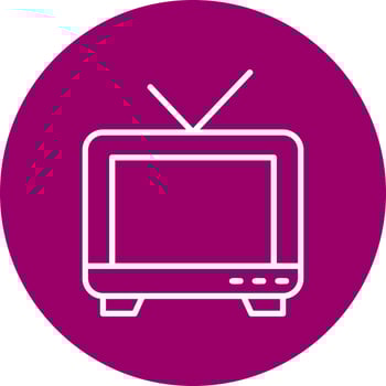 Television Vector Icon
