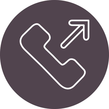 Outgoing Call Vector Icon