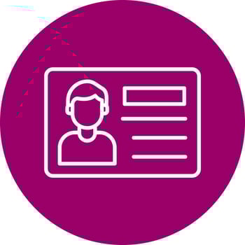 Id Card Vector Icon