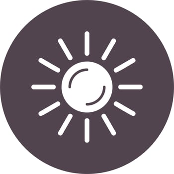 Sun Vector Icon