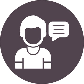 Comment user Vector Icon