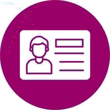 Id Card Vector Icon