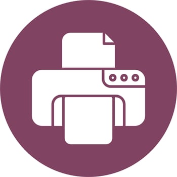 Printer Vector Icon