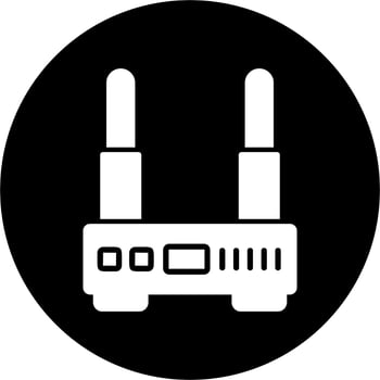 Router Vector Icon