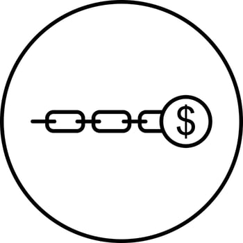 Unique Link Sales Vector Icon