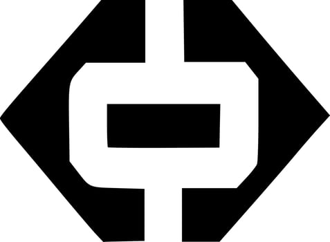 black and white of icon shape vector
