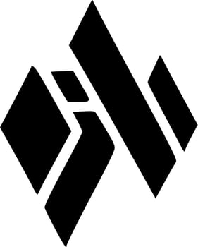 black and white of icon shape vector