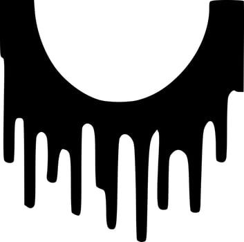 black blood icon vector