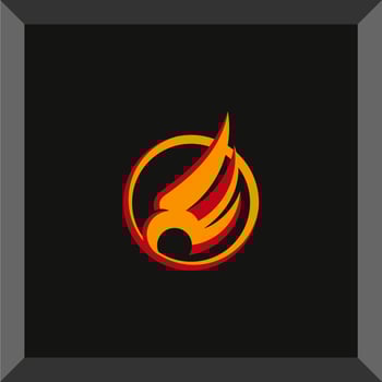 simple eagle logo vector