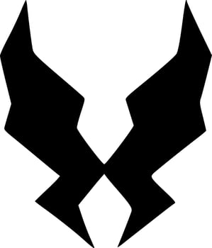 black and white of icon shape vector