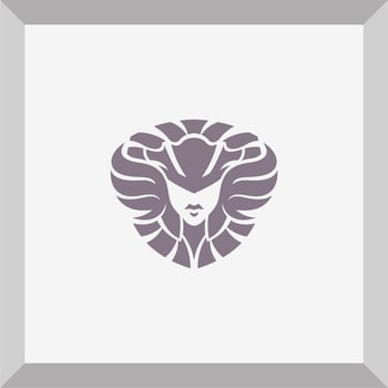 simple valkyrie logo vector