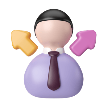 Decision 3D Illustration Icon png