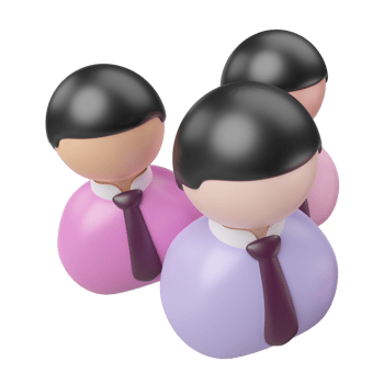 Teamwork 3D Illustration Icon png