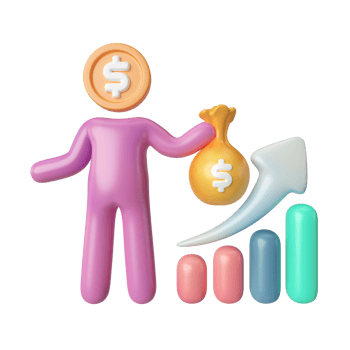 Investor 3D Illustration Icon png