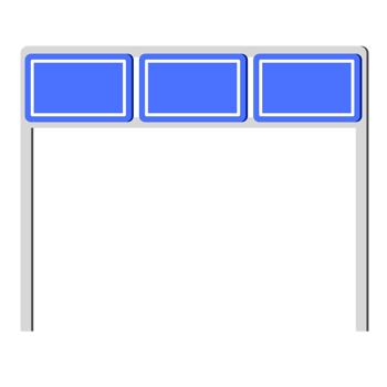 blank street sign png