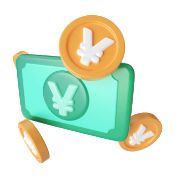 Yen Money 3D Illustration Icon png