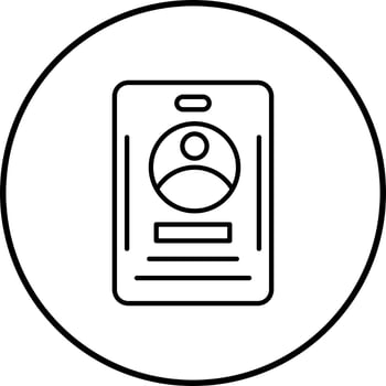 Office Card Vector Icon