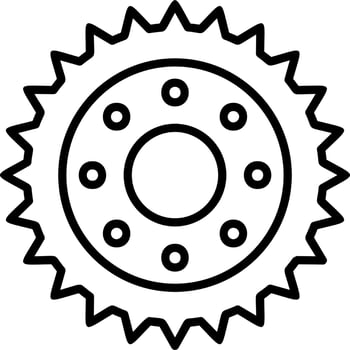 Sprocket Vector Icon