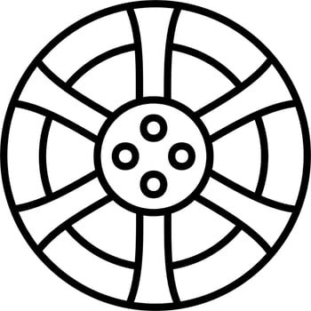 Wheel Vector Icon