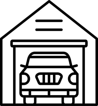 Garage Vector Icon