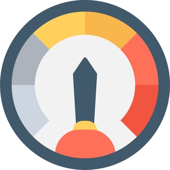 Speedometer Vector Icon