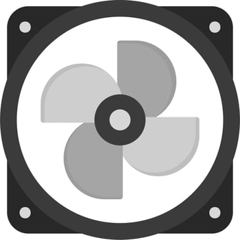 Cooling Fan Vector Icon