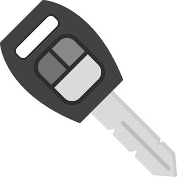 Car Key Vector Icon